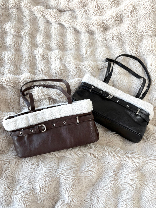 レザーボアハンドバッグ【WH2511001】