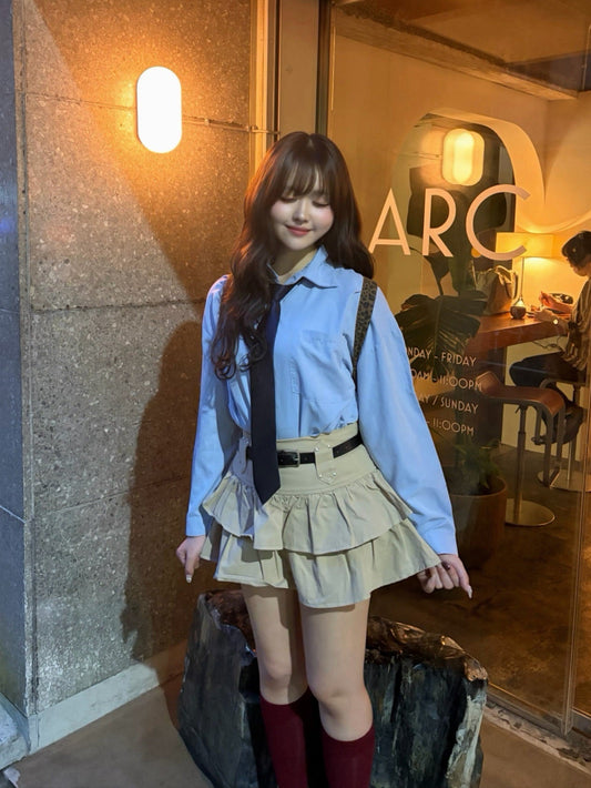 ウエスタンフリルミニスカート【LO2508045】