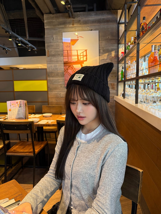 猫耳風 ニットビーニー【LO2508038】