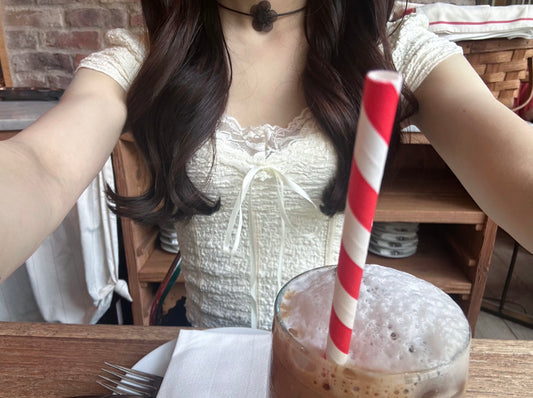 バレエコアリボンTシャツ 【KN2507021】