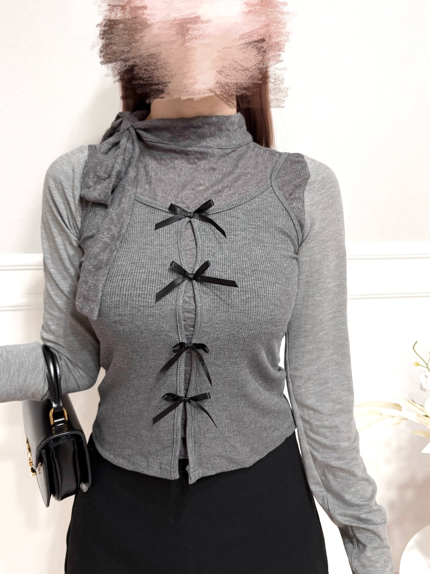 レイヤードスモーキーリボンセット【WH2509001】