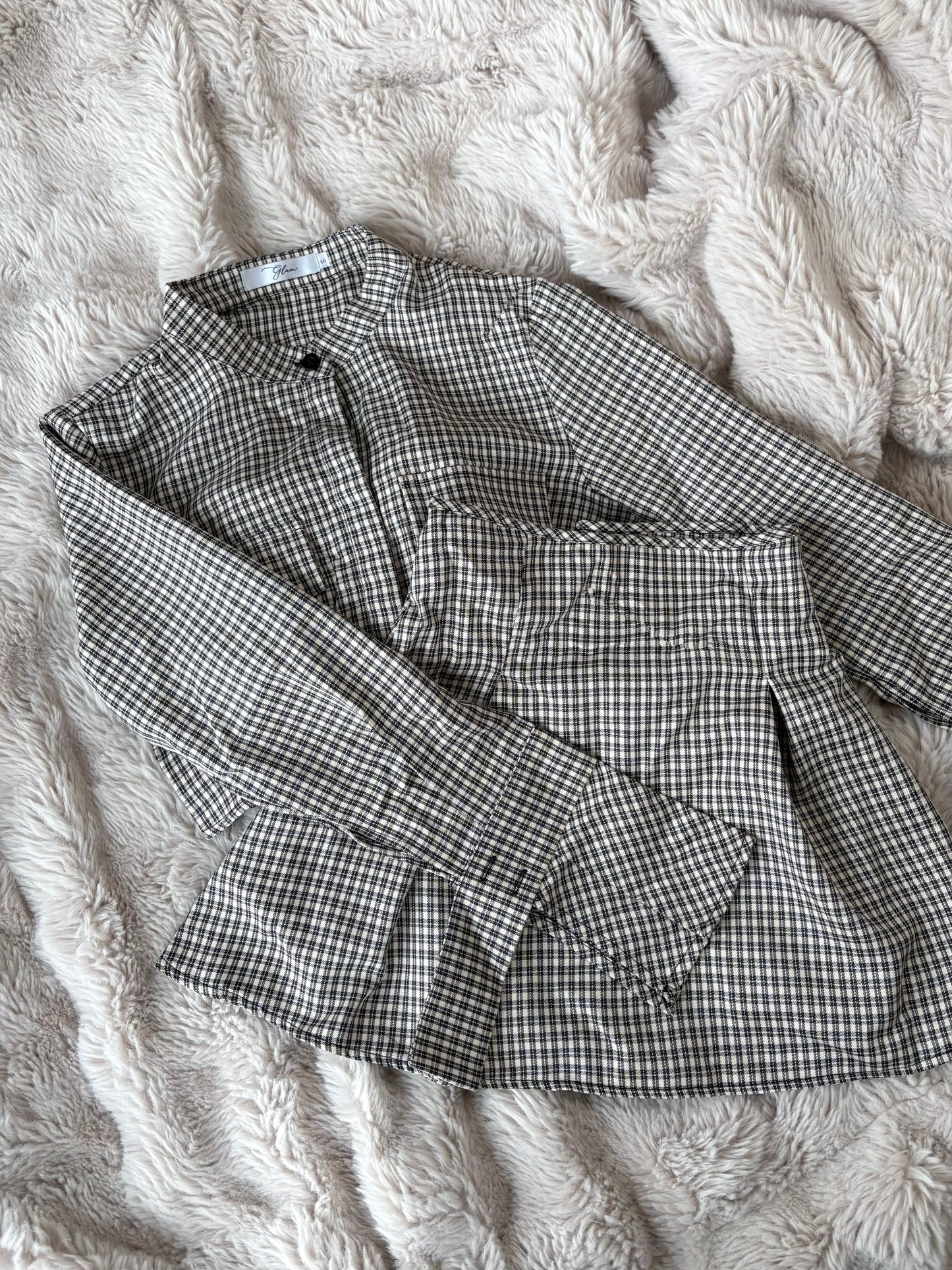 クロップジャケットセットアップ【WH2508029】