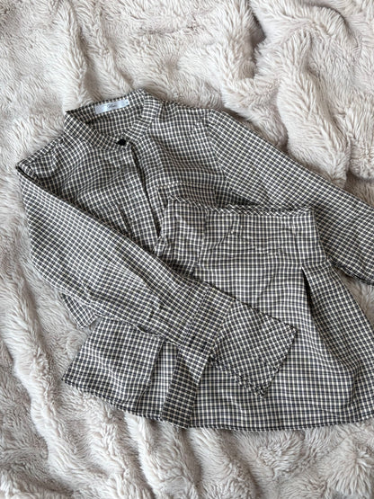 クロップジャケットセットアップ【WH2508029】