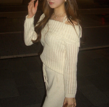 マカロンオフショルニット【TU2508046】