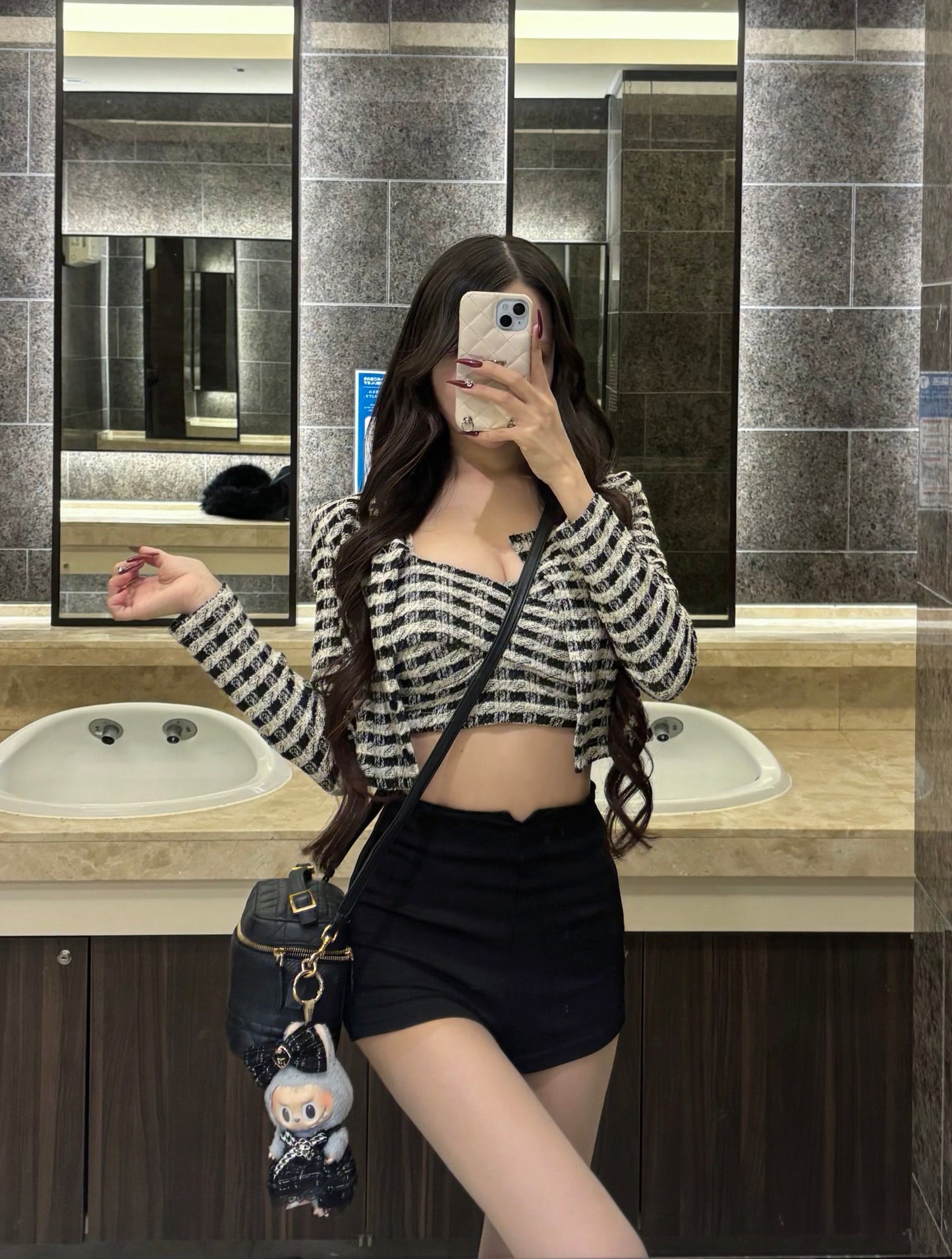 ツイードクロスキャミセット【OS2510003】