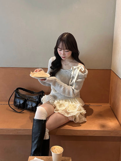 ワンショルデイリーニット【KN2508041】